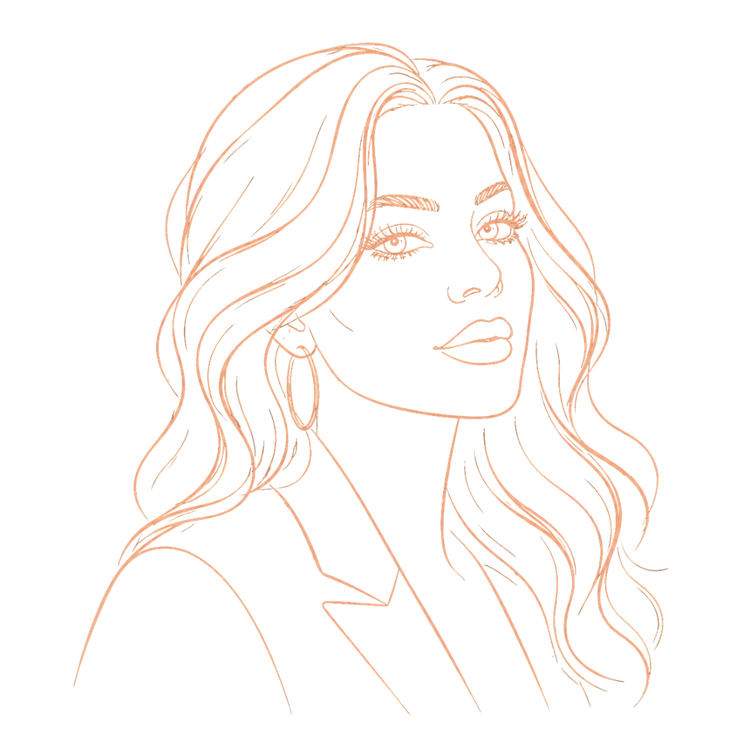 Luxury feminine portrait representing physical transformation